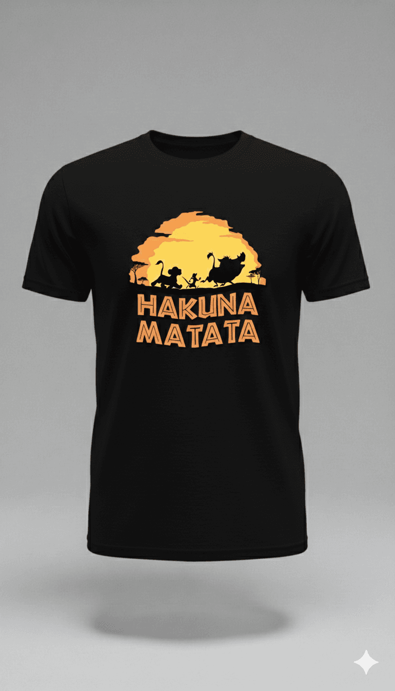 Hakuna Matata black T-Shirt