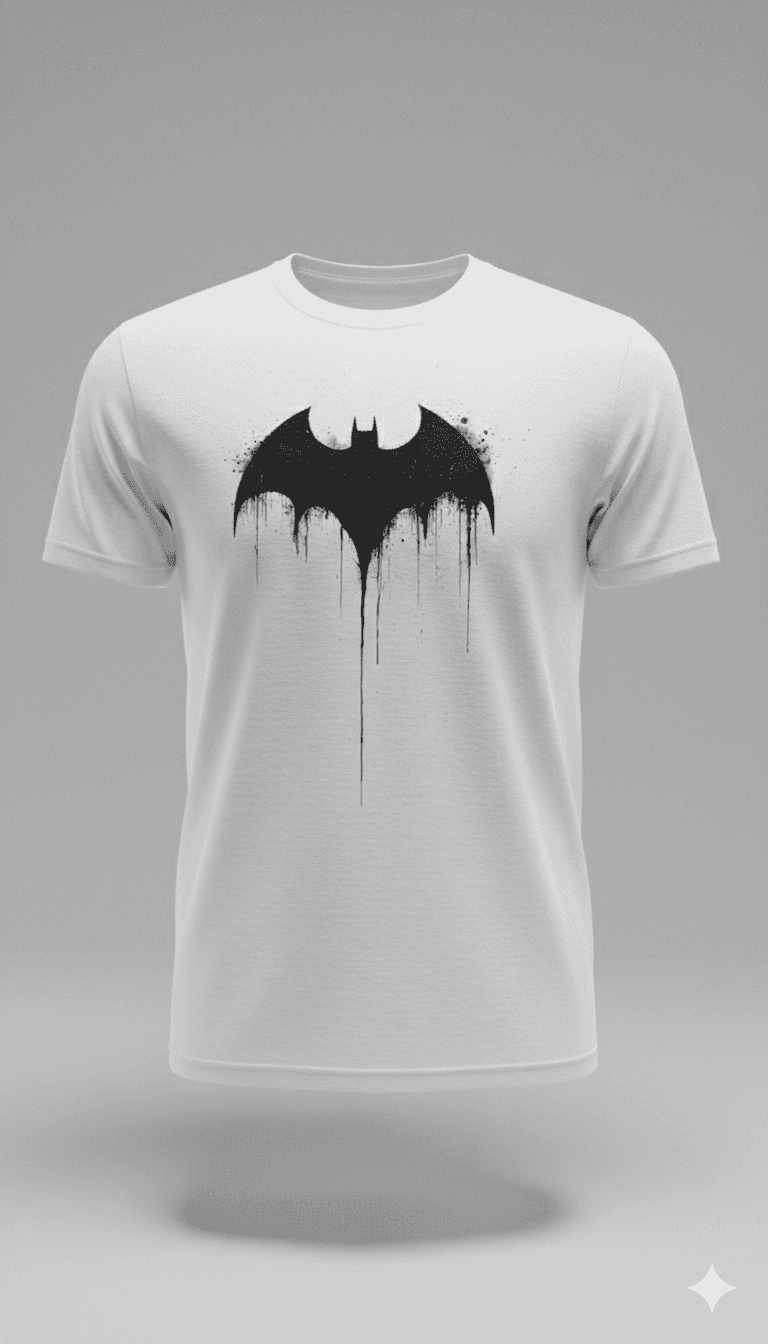 The batman white T-Shirt