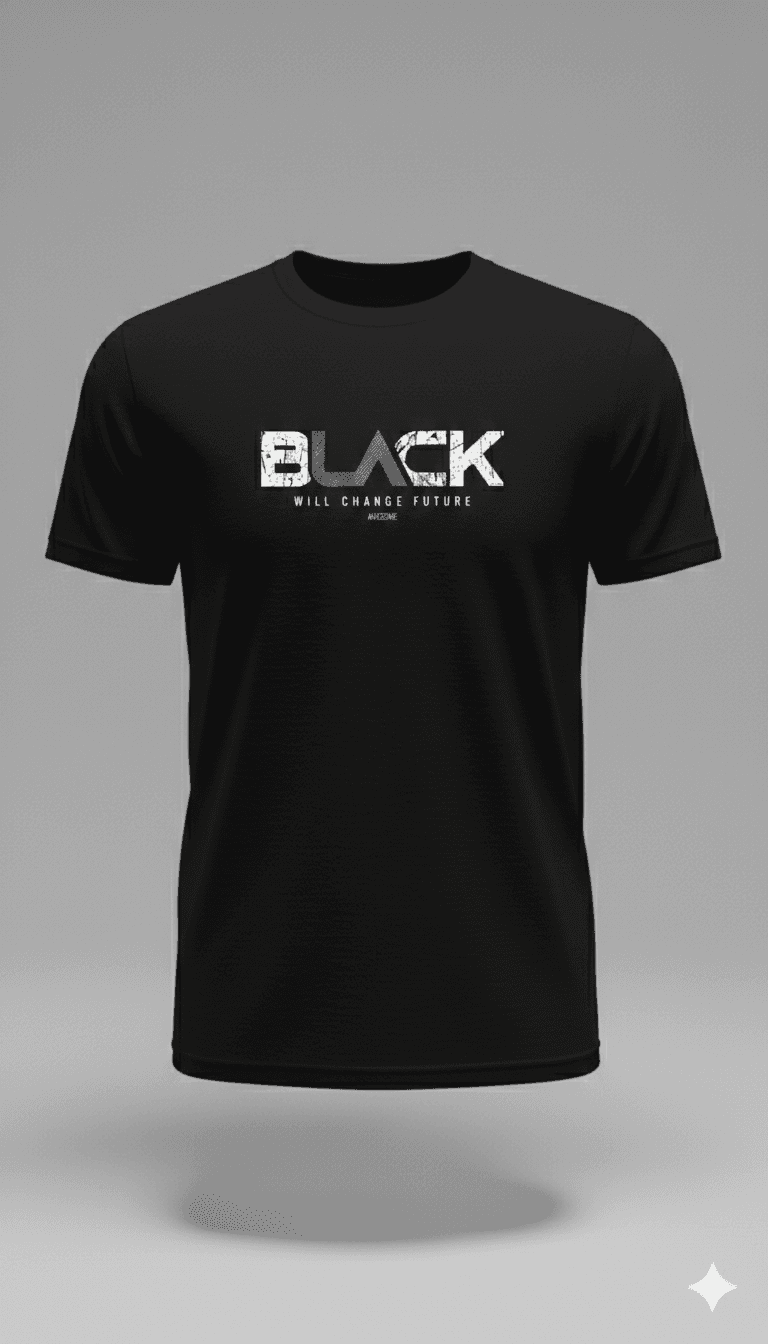 BLACK design T-Shirt